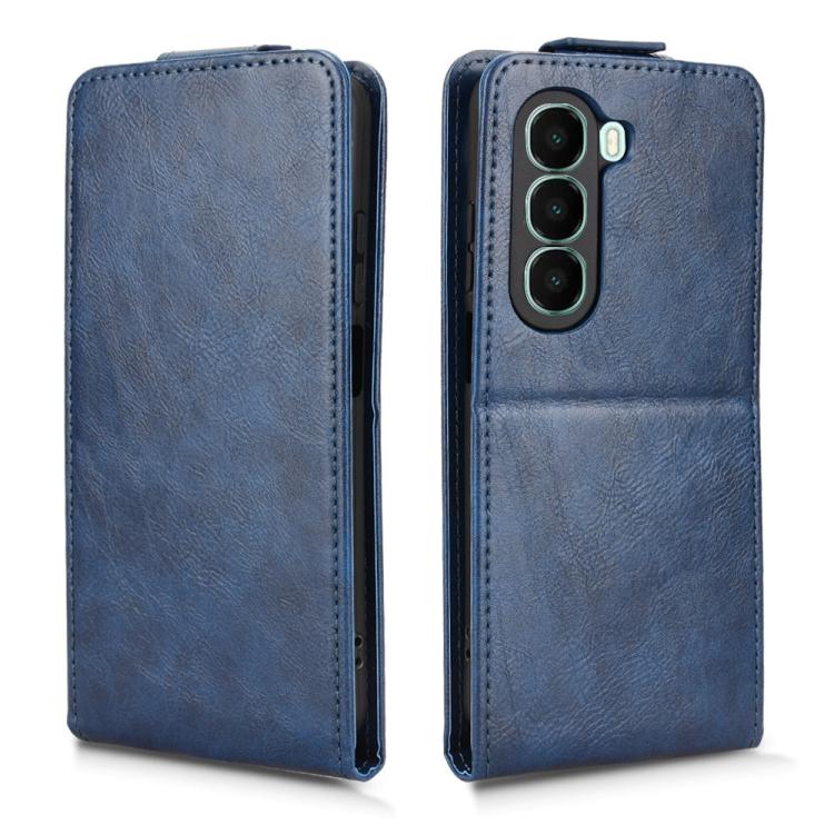 For itel A95 5G Magnetic Vertical Flip Leather Phone Case with Buckle