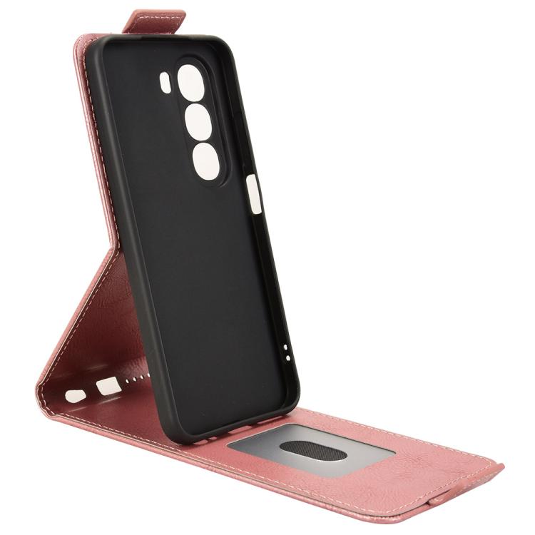 For itel A95 5G Magnetic Vertical Flip Leather Phone Case with Buckle