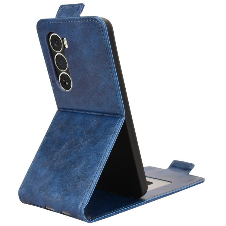 For itel A100 4G Magnetic Vertical Flip Leather Phone Case with Buckle