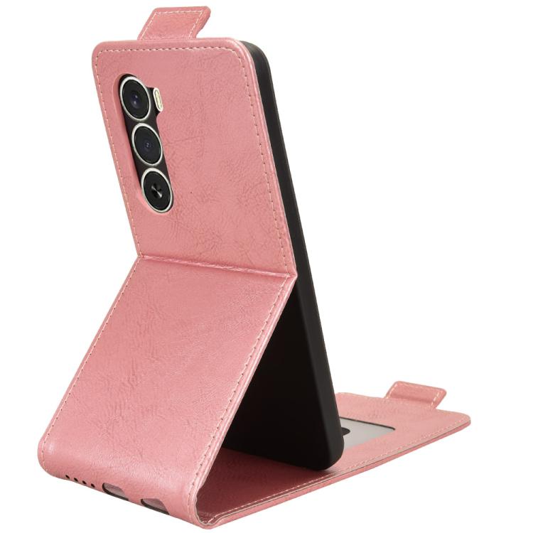 For itel A100 4G Magnetic Vertical Flip Leather Phone Case with Buckle