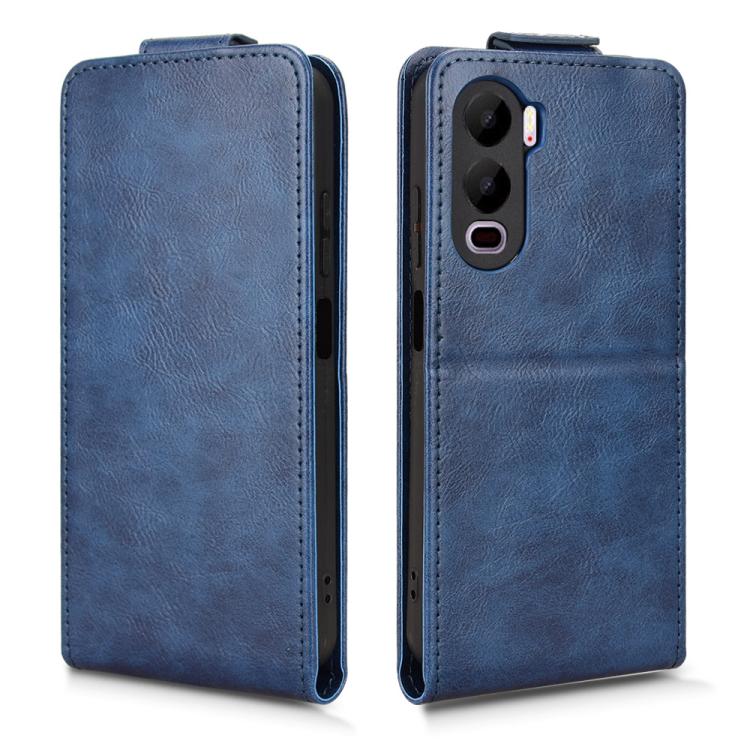 For itel City 200 4G Magnetic Vertical Flip Leather Phone Case with Buckle