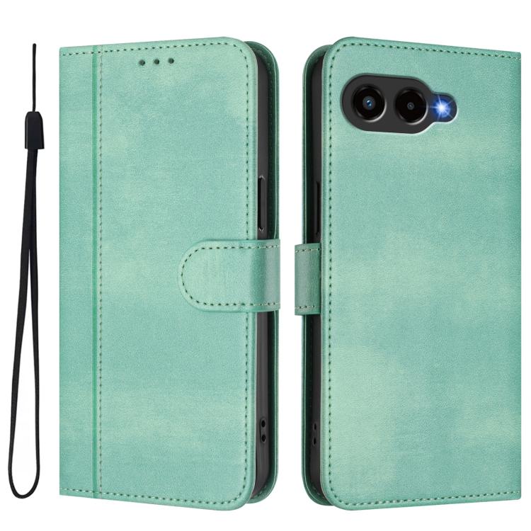 For T-Mobile REVVL 8 / T Phone 3 Line Splicing Buckle Retro Leather Phone Case