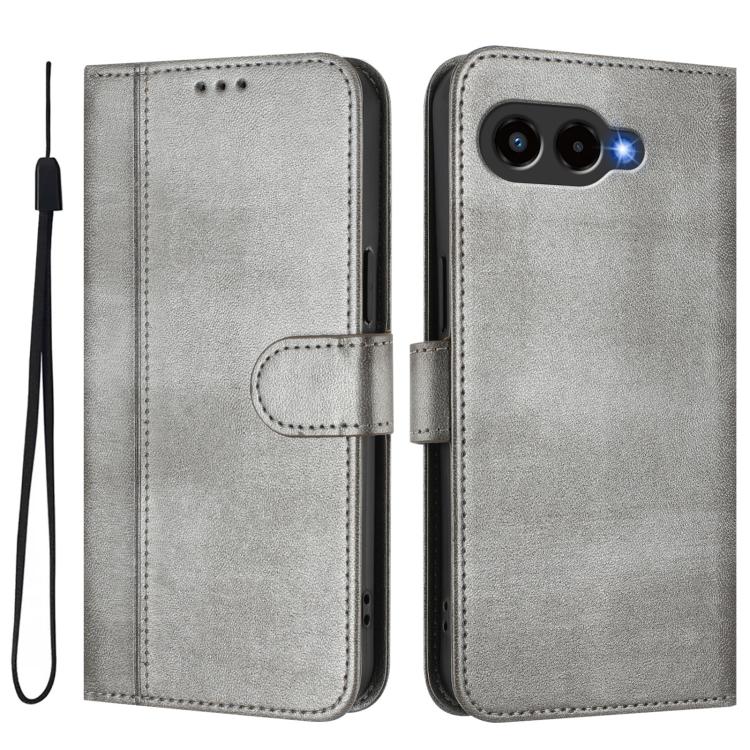 For T-Mobile REVVL 8 / T Phone 3 Line Splicing Buckle Retro Leather Phone Case
