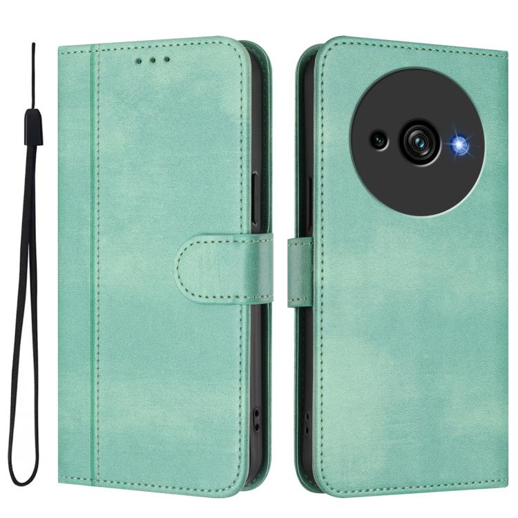 For Oukitel C59 / C59 Pro Line Splicing Buckle Retro Leather Phone Case