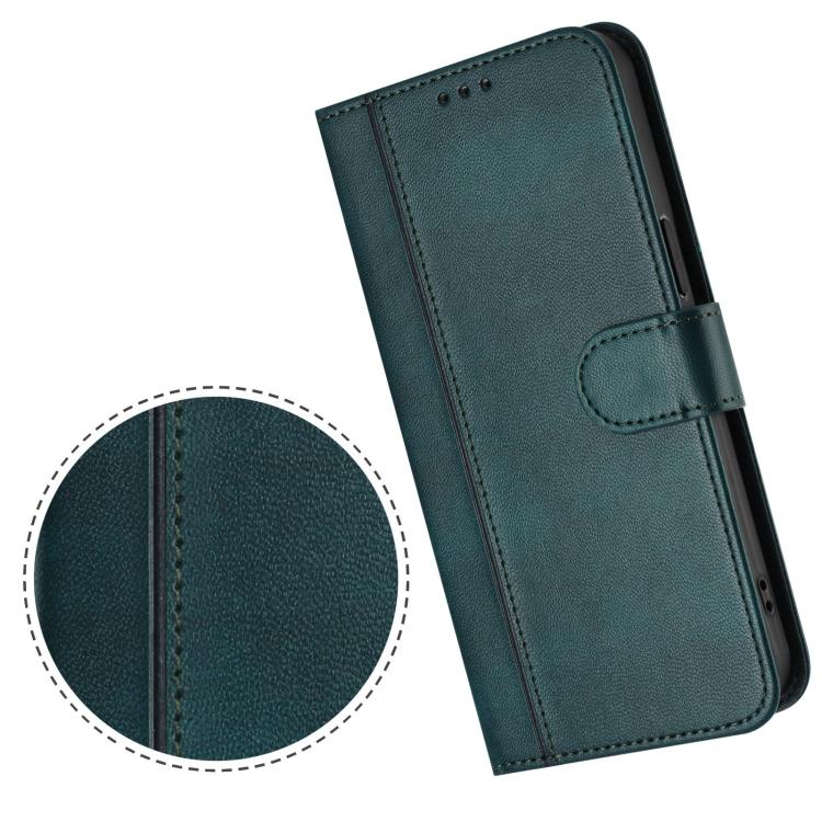 For Oukitel C59 / C59 Pro Line Splicing Buckle Retro Leather Phone Case