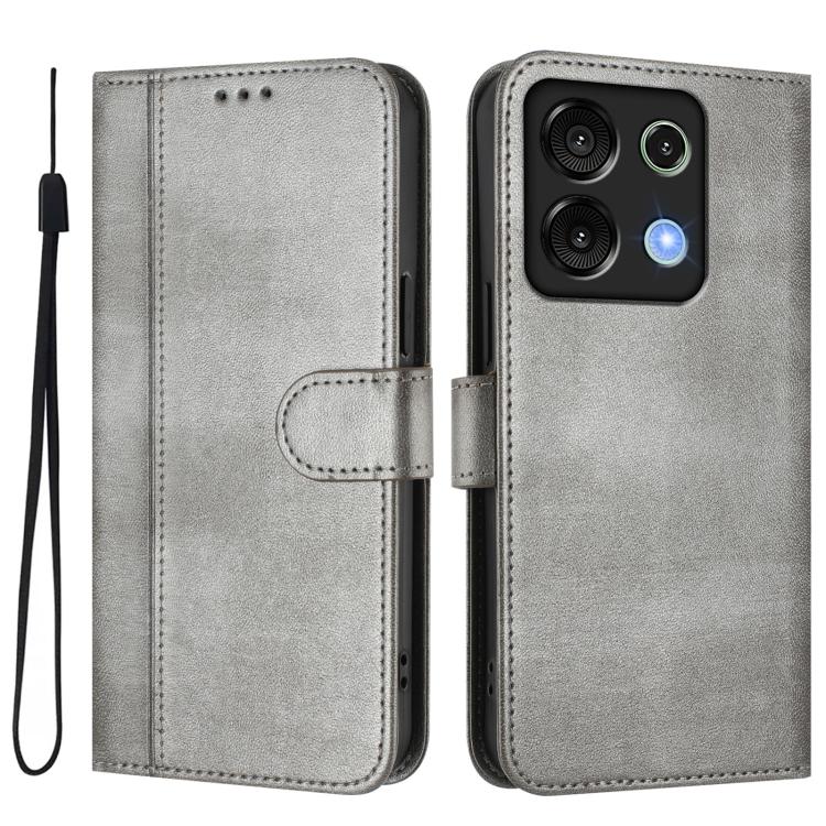 For UMIDIGI G9 5G / Note 9 5G Line Splicing Buckle Retro Leather Phone Case