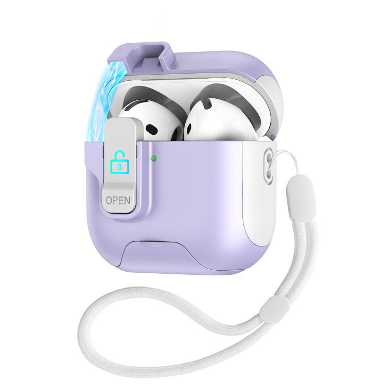For AirPods 3 Automatic Pop-up Cover Holder Earphone Case with Switch Lock