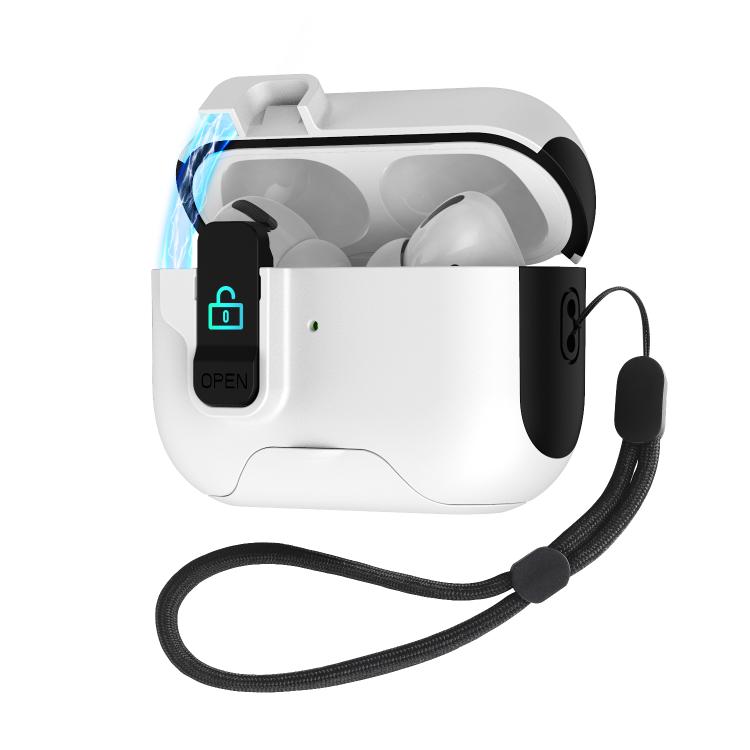 For AirPods Pro Automatic Pop-up Cover Holder Earphone Case with Switch Lock