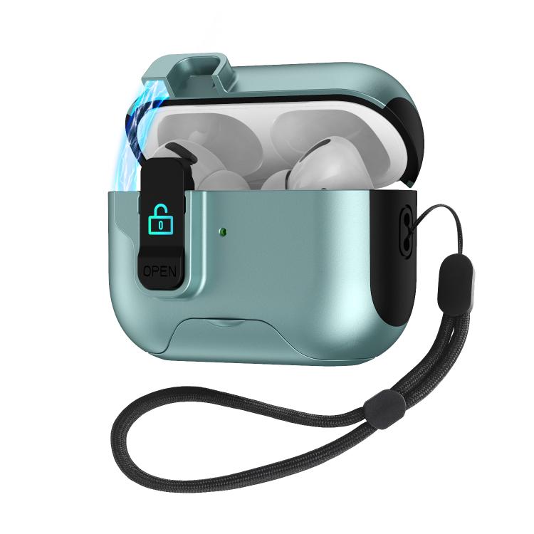 For AirPods Pro Automatic Pop-up Cover Holder Earphone Case with Switch Lock