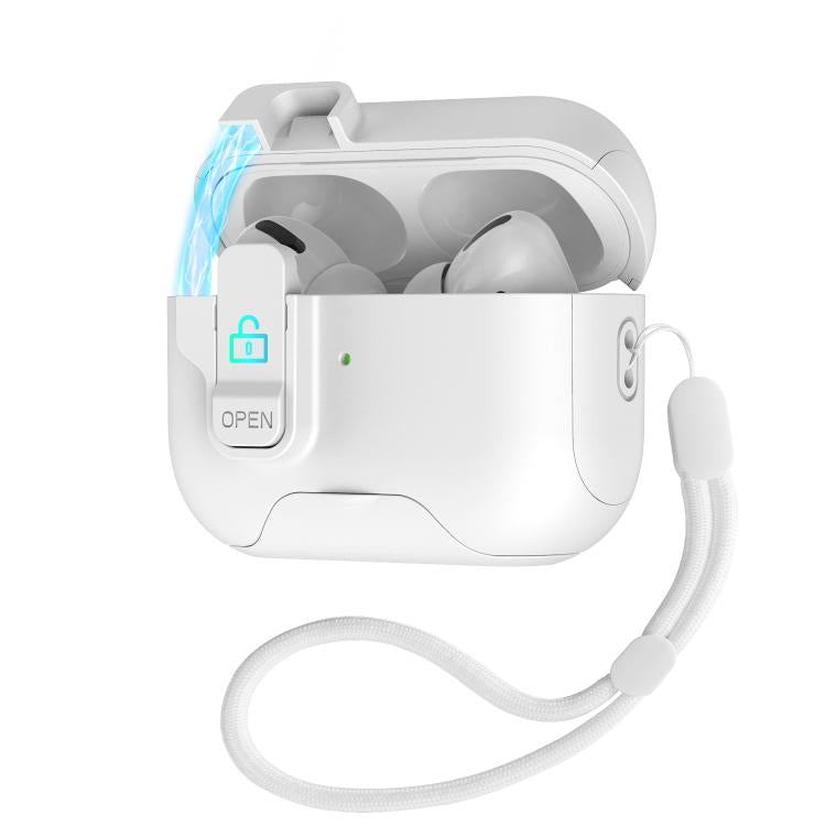 For AirPods Pro Automatic Pop-up Cover Holder Earphone Case with Switch Lock