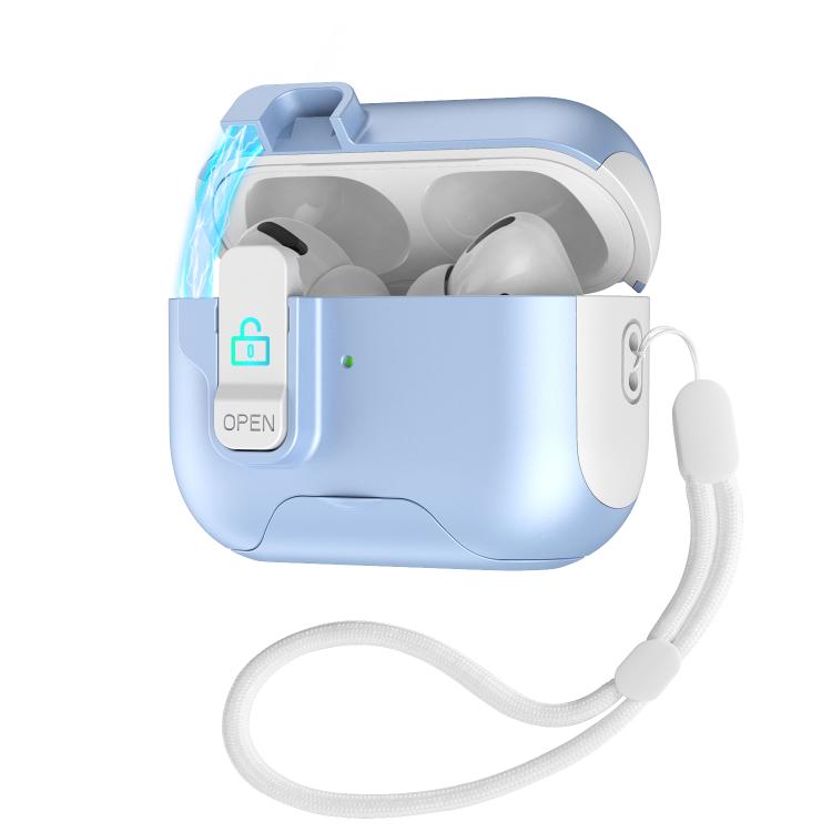 For AirPods Pro 2 Automatic Pop-up Cover Holder Earphone Case with Switch Lock