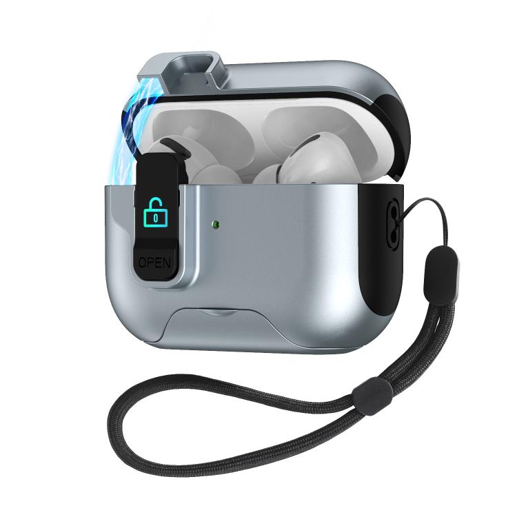 For AirPods Pro 2 Automatic Pop-up Cover Holder Earphone Case with Switch Lock