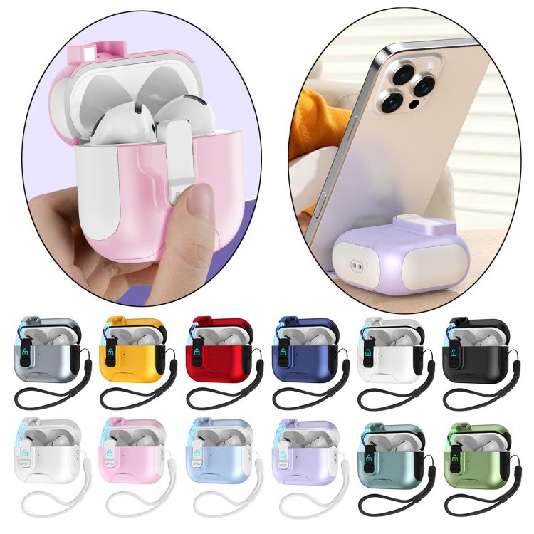 For AirPods Pro Automatic Pop-up Cover Holder Earphone Case with Switch Lock