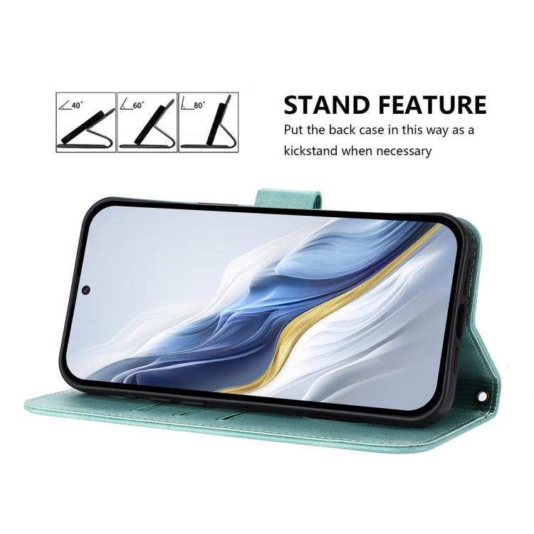 For Google Pixel 6 Line Splicing Buckle Retro Leather Phone Case