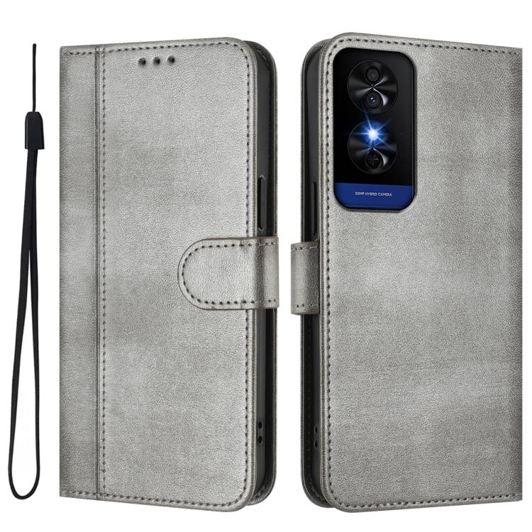 For TCL 50 5G / 50 XE / 50 XE NxtPaper Line Splicing Buckle Retro Leather Phone Case