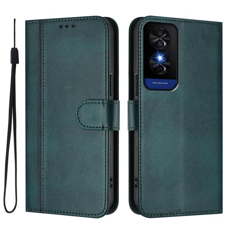 For TCL 50 5G / 50 XE / 50 XE NxtPaper Line Splicing Buckle Retro Leather Phone Case