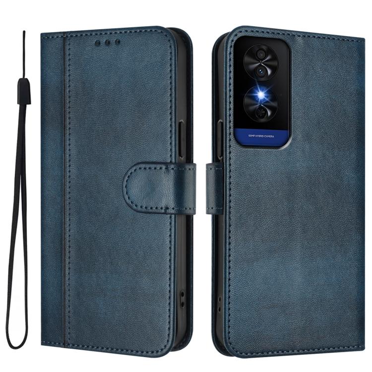 For TCL 50 5G / 50 XE / 50 XE NxtPaper Line Splicing Buckle Retro Leather Phone Case
