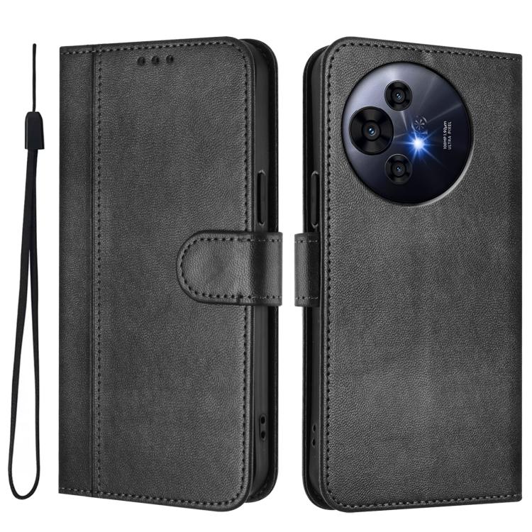 For TCL 50 Nxtpaper /  50 Pro NxtPaper Line Splicing Buckle Retro Leather Phone Case