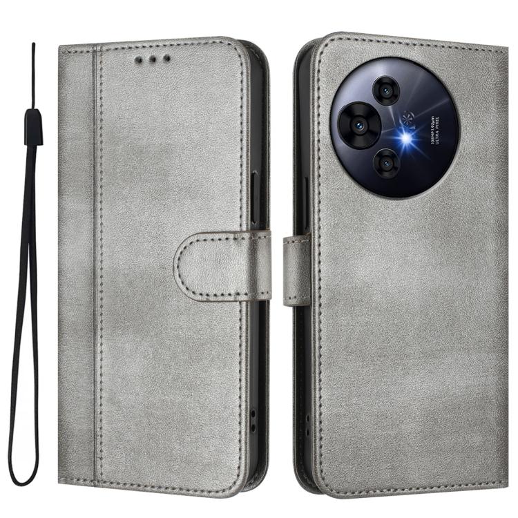 For TCL 50 Nxtpaper /  50 Pro NxtPaper Line Splicing Buckle Retro Leather Phone Case