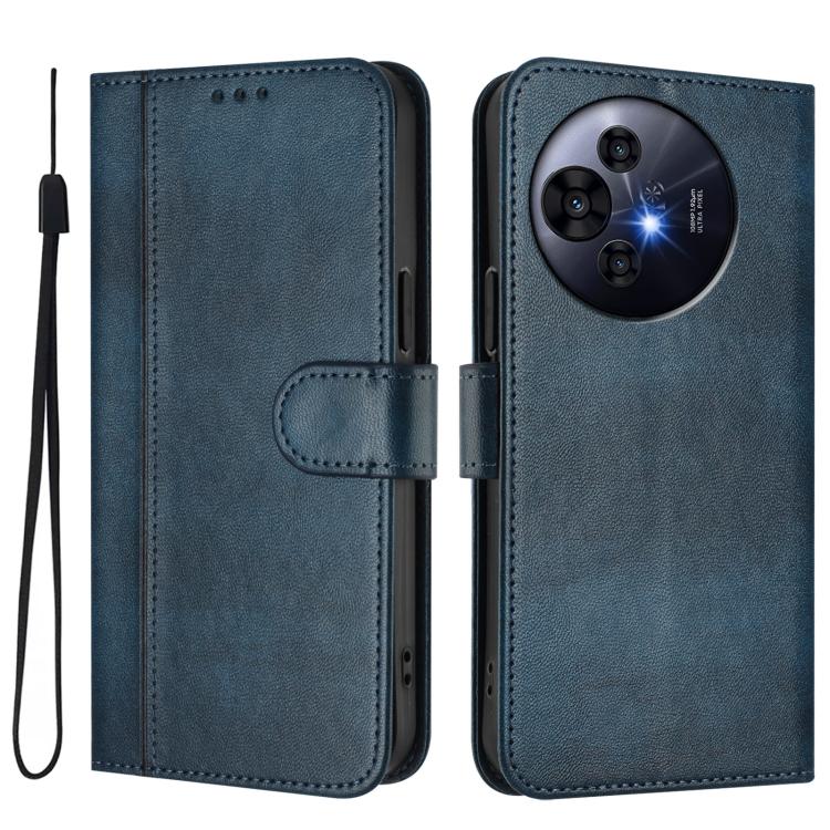 For TCL 50 Nxtpaper /  50 Pro NxtPaper Line Splicing Buckle Retro Leather Phone Case