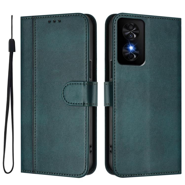 For TCL 50 SE / TCL 40 NxtPaper 4G Line Splicing Buckle Retro Leather Phone Case