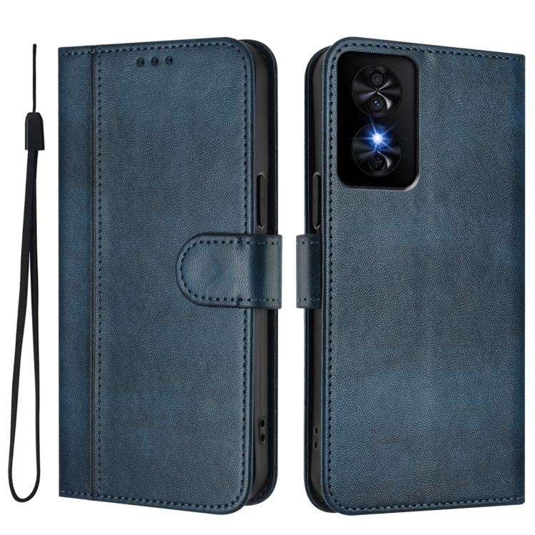 For TCL 50 SE / TCL 40 NxtPaper 4G Line Splicing Buckle Retro Leather Phone Case