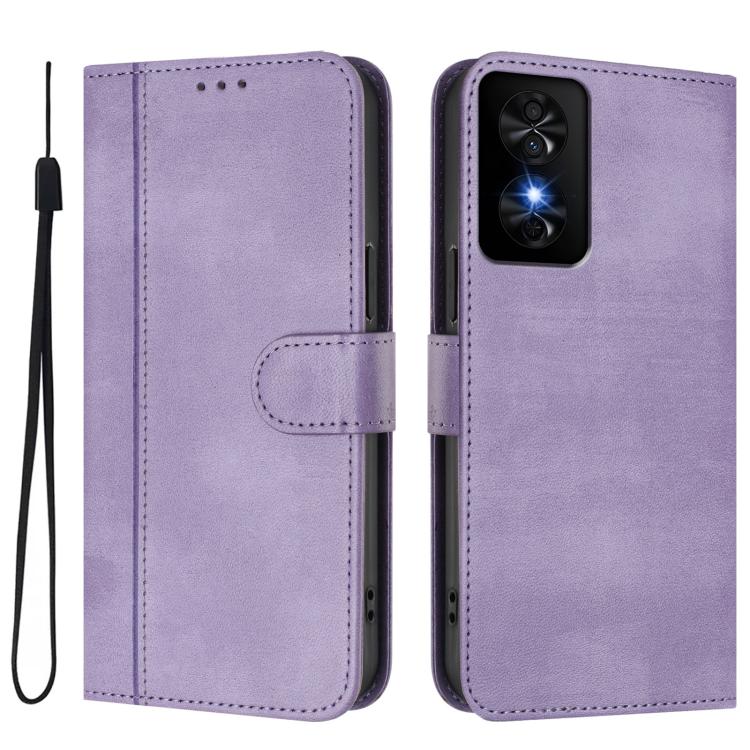 For TCL 50 SE / TCL 40 NxtPaper 4G Line Splicing Buckle Retro Leather Phone Case