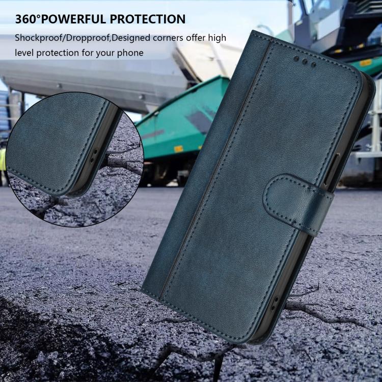 For TCL 605 / 60 SE Line Splicing Buckle Retro Leather Phone Case