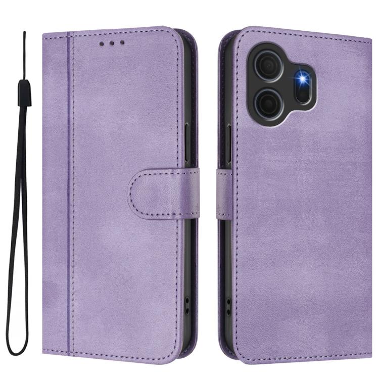 For TCL Nxtpaper 70 Pro 5G Line Splicing Buckle Retro Leather Phone Case