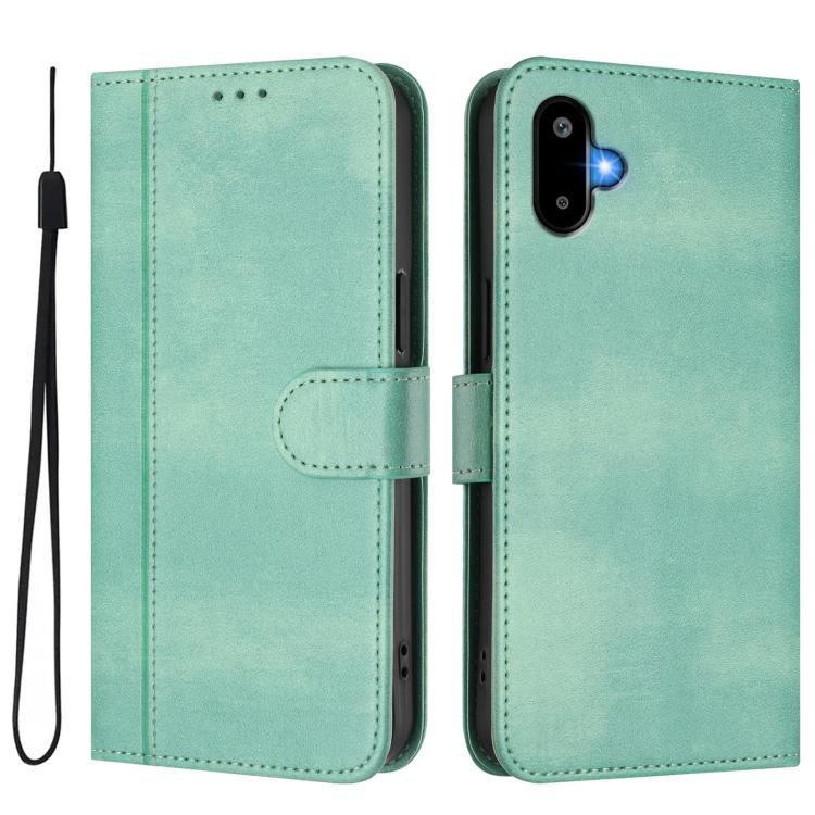 For Samsung Galaxy M06 5G / F06 5G Line Splicing Buckle Retro Leather Phone Case