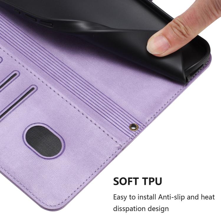 For Galaxy A15 4G / 5G Line Splicing Buckle Retro Leather Phone Case