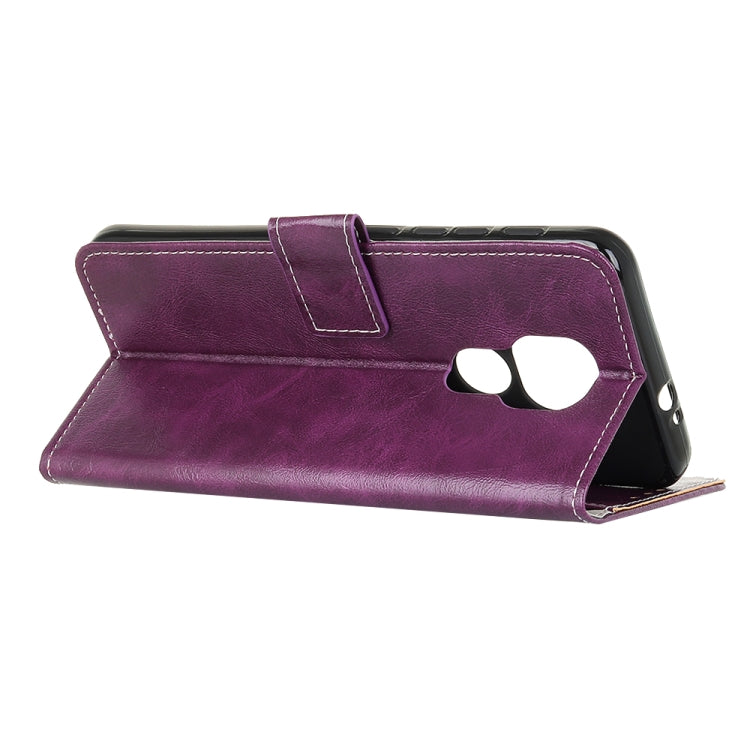 For Motorola Moto G9 / G9 Play / E7 Plus / Lenovo K12 Note Retro Crazy Horse Texture Horizontal Flip Leather Case with Holder & Card Slots & Photo Frame & Wallet