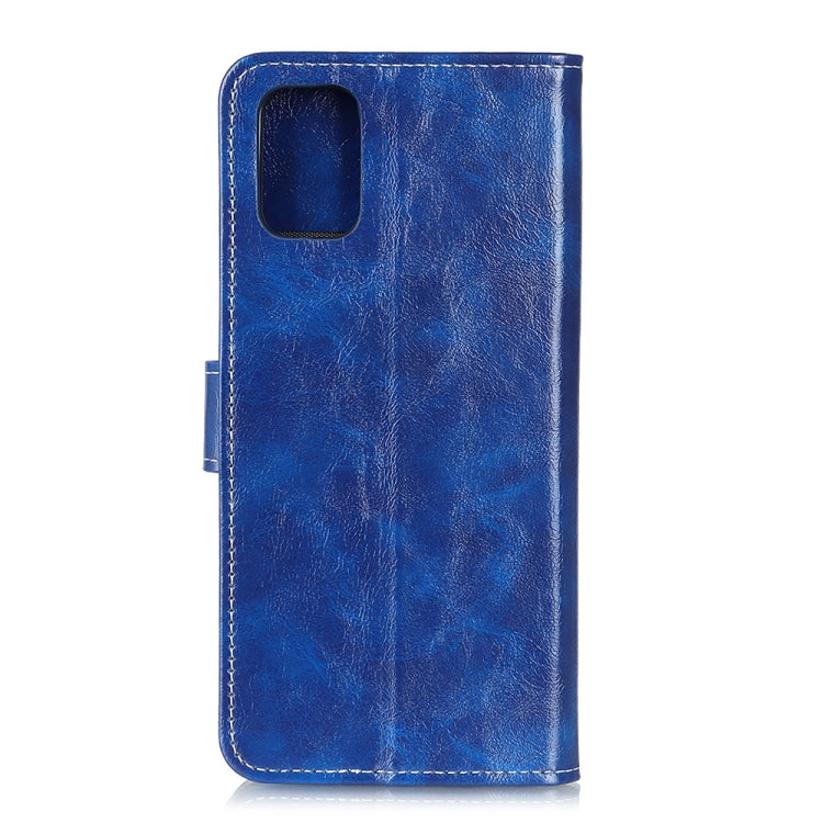 For Samsung Galaxy M51 (Side Fingerprint Version) Retro Crazy Horse Texture Horizontal Flip Leather Case with Holder & Card Slots & Photo Frame & Wallet