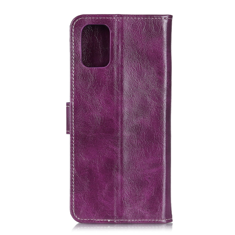 For Samsung Galaxy M51 (Side Fingerprint Version) Retro Crazy Horse Texture Horizontal Flip Leather Case with Holder & Card Slots & Photo Frame & Wallet