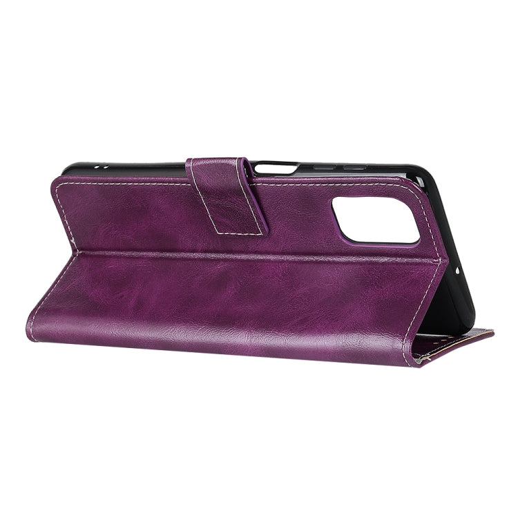 For Samsung Galaxy M51 (Side Fingerprint Version) Retro Crazy Horse Texture Horizontal Flip Leather Case with Holder & Card Slots & Photo Frame & Wallet