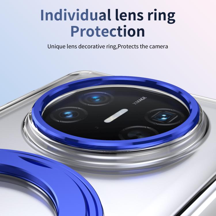 For Huawei Mate X5 Integrated Ice-feel High-transparency 360-Degree Rotating Stand MagSafe Folding Phone Case