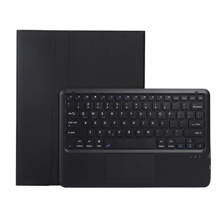 For Samsung Galaxy Tab S10 FE+ A820B-A Touch Pad Detachable Bluetooth Keyboard Leather Tablet Case