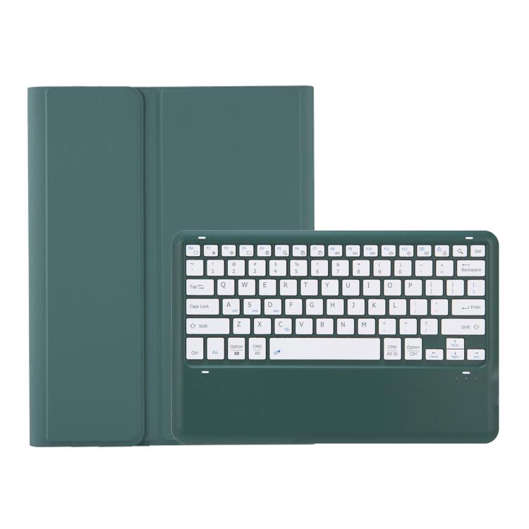 For Samsung Galaxy Tab S10 FE+ A820B Pen Slot Detachable Bluetooth Keyboard Leather Tablet Case