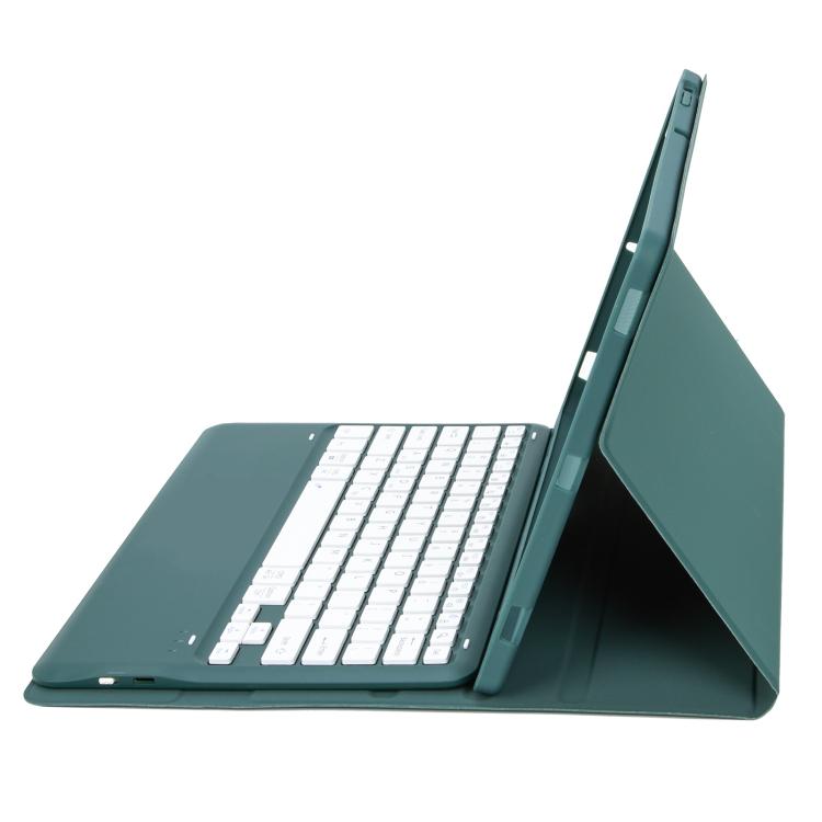 For Samsung Galaxy Tab S10 FE+ A820B Pen Slot Detachable Bluetooth Keyboard Leather Tablet Case