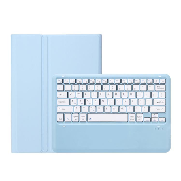 For Samsung Galaxy Tab S10 FE+ A820B Pen Slot Detachable Bluetooth Keyboard Leather Tablet Case