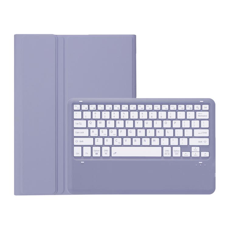 For Samsung Galaxy Tab S10 FE+ A820B Pen Slot Detachable Bluetooth Keyboard Leather Tablet Case