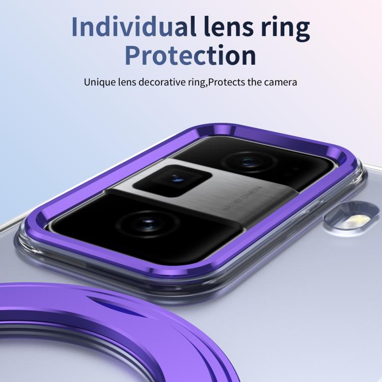 For Honor Magic Vs3 Integrated Ice-feel High-transparency 360-Degree Rotating Stand MagSafe Folding Phone Case