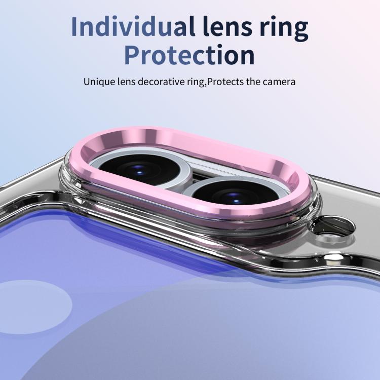 For Samsung Galaxy Z Flip5 5G Integrated Ice-feel High-transparency 360-Degree Rotating Stand MagSafe Folding Phone Case