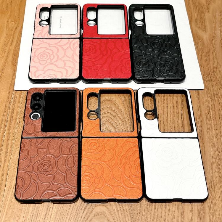 For ZTE nubia Flip2 Impression Camellia Pattern Protective Phone Case
