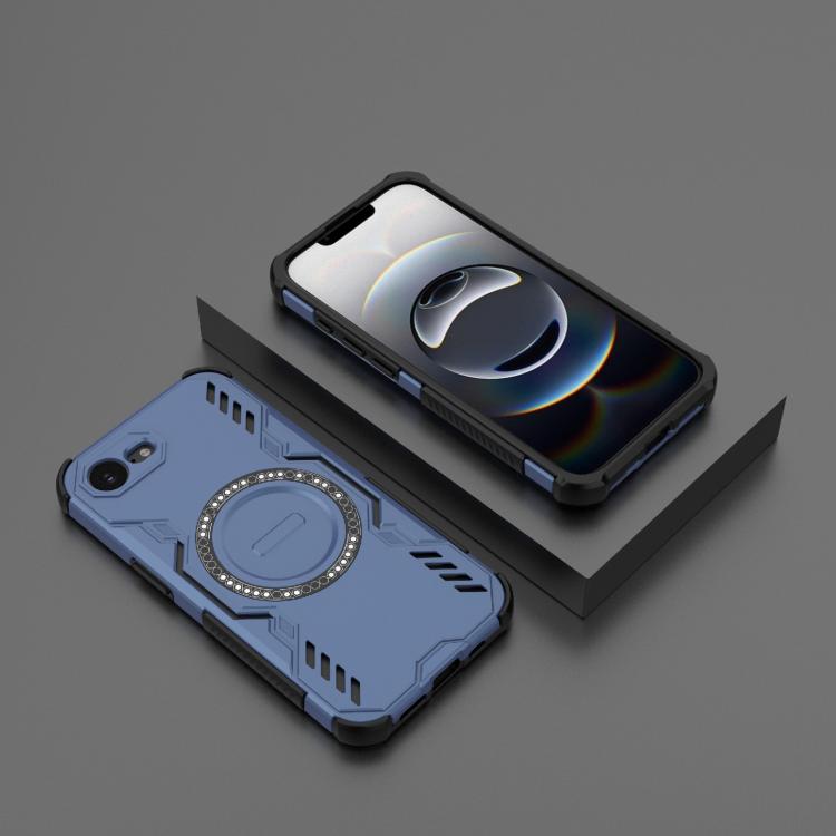 For iPhone 17e / 16e Butterfly Armor MagSafe Magnetic Ring Shockproof Phone Case