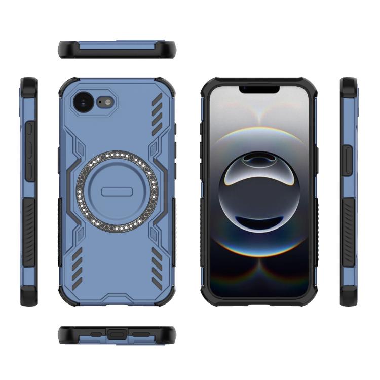 For iPhone 17e / 16e Butterfly Armor MagSafe Magnetic Ring Shockproof Phone Case