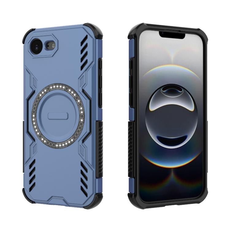 For iPhone 17e / 16e Butterfly Armor MagSafe Magnetic Ring Shockproof Phone Case