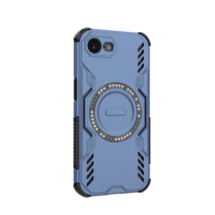For iPhone 17e / 16e Butterfly Armor MagSafe Magnetic Ring Shockproof Phone Case