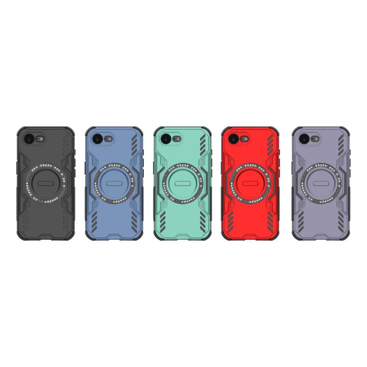 For iPhone 17e / 16e Butterfly Armor MagSafe Magnetic Ring Shockproof Phone Case