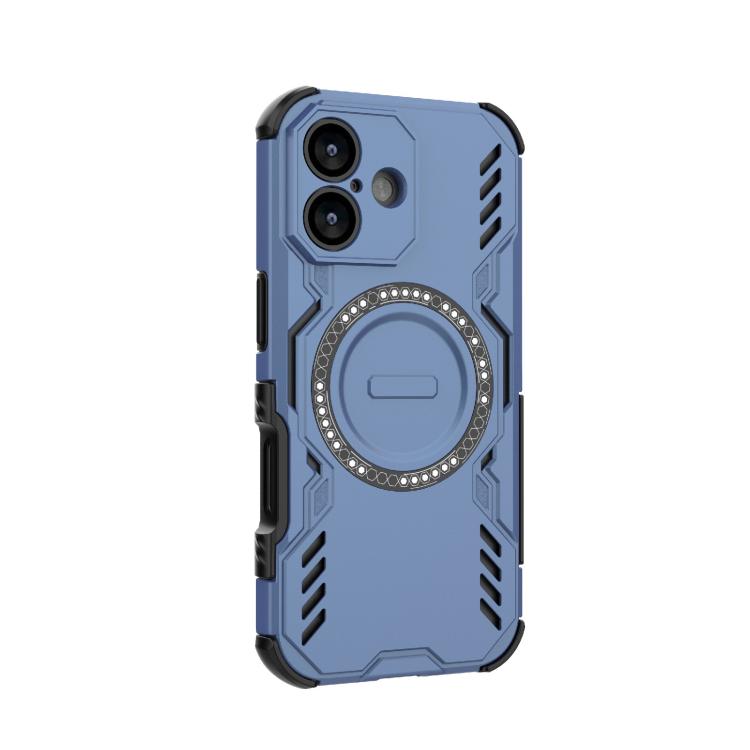 For iPhone 17 Butterfly Armor MagSafe Magnetic Ring Shockproof Phone Case